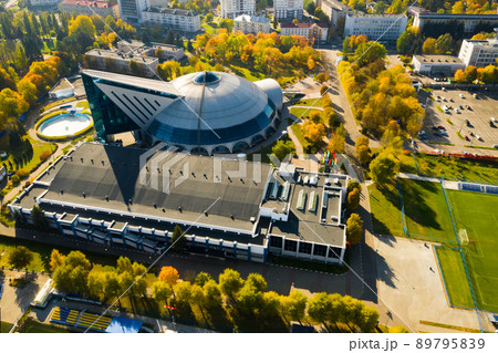 Sports complex in the center of Minsk with open stadiums for games.Belarus 89795839