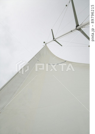 Sailing boat detail Sailing boat detail 89796215