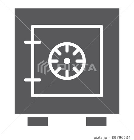 Safety box glyph icon, safe and security, strongbox sign, vector graphics, a solid pattern on a white background, eps 10. Safety box glyph icon, safe and security, strongbox sign, vector graphics, a solid pattern on a white background, eps 10. 89796534