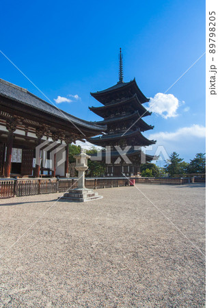 興福寺東金堂と五重塔(日本-奈良県) 89798205