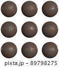 金属球の素材画像 89798275