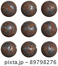 金属球の素材画像 89798276