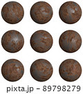 金属球の素材画像 89798279