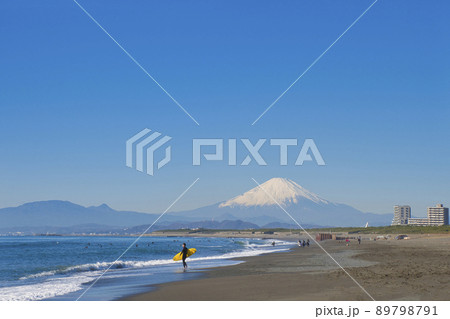 【藤沢市】辻堂海岸の風景 89798791