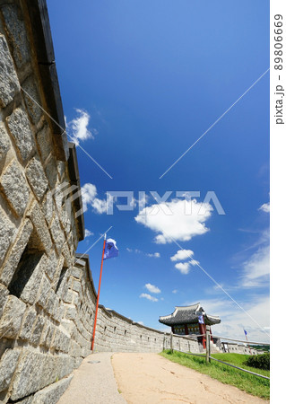 空 風景 旗 89806669