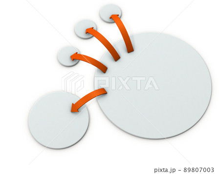 西方への侵略。領土の拡大。影響力の浸透。複数の赤い矢印達。3Dレンダリング。白バック。 西方への侵略。領土の拡大。影響力の浸透。複数の赤い矢印達。3Dレンダリング。白バック。 89807003