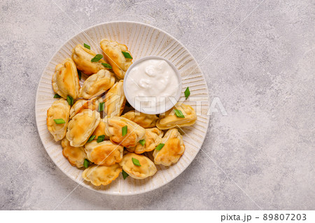 Dumplings, filled with mashed potatoes. Dumplings, filled with mashed potatoes. 89807203