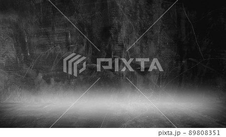 Old black background. Grunge texture. Dark wallpaper. Blackboard Chalkboard Concrete 89808351