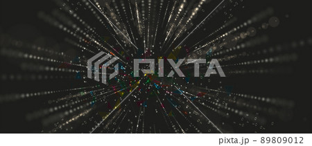 Quantum processing. Deep learning artificial intelligence. Future new technology for business or science presentation Quantum processing. Deep learning artificial intelligence. Future new technology for business or science presentation 89809012