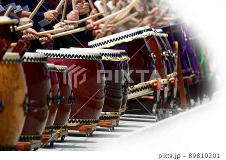 2台セット長胴太鼓 1尺3寸（鼓面:39cm） 集成胴 スマイル