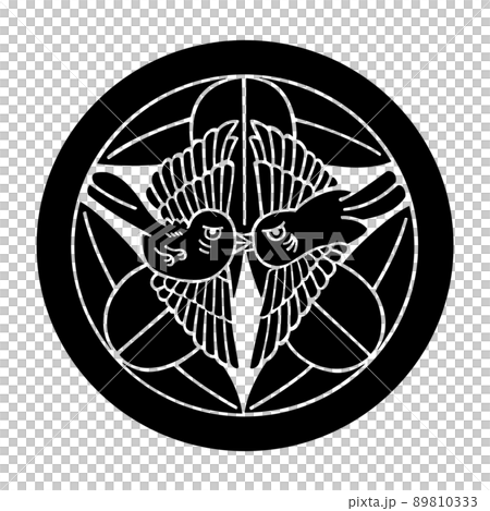 Uesugi's family crest, a sparrow on a chikuwa 89810333