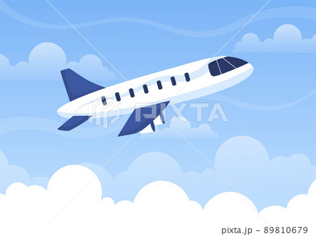 Pilot Cartoon Vector Illustration with Airplane, Air Hostess, City or Airport Background Design Pilot Cartoon Vector Illustration with Airplane, Air Hostess, City or Airport Background Design 89810679