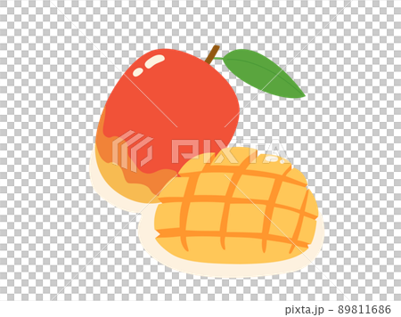 插圖與芒果的形象 89811686