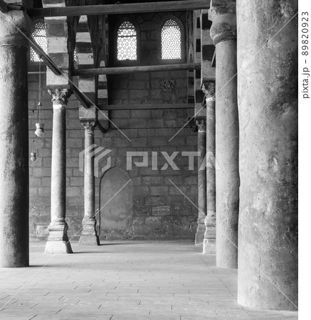 Corridor at historic Mosque of Sultan al Nasir Muhammad Ibn Qalawun, Citadel of Cairo, Egypt Corridor at historic Mosque of Sultan al Nasir Muhammad Ibn Qalawun, Citadel of Cairo, Egypt 89820923