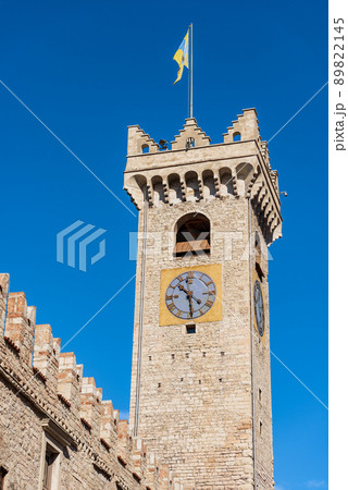 Medieval Town Hall Tower in Trento Downtown - Trentino-Alto Adige Italy Europe 89822145