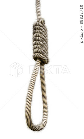 noose isolated on white background 89822710