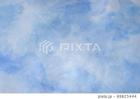 hand painted blue aquarelle background hand painted blue aquarelle background 89825444