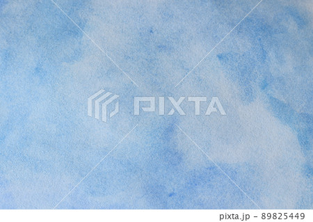 hand painted blue aquarelle background hand painted blue aquarelle background 89825449