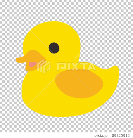 Simple and cute duck toy illustration white background clip art vector Simple and cute duck toy illustration white background clip art vector 89825913