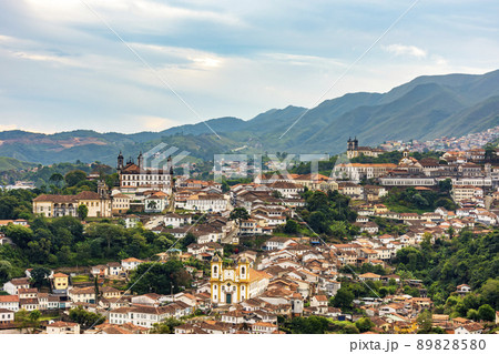 View of the historic city of Ouro Preto in Minas Gerais View of the historic city of Ouro Preto in Minas Gerais 89828580