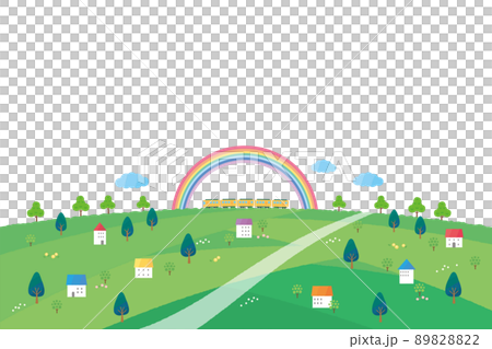 可愛的房子風景（火車）2 Beku 89828822