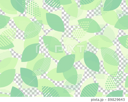 Dot and stripe leaf pattern background Dot and stripe leaf pattern background 89829643