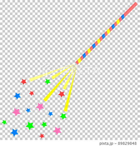 夏の夜に楽しむ手持ち式の花火イラスト 89829848