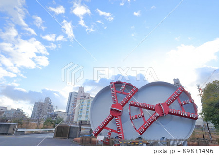 記念オブジェとして展示、モニュメント(地下鉄 シールドマシン レトロでんしゃ館 愛知県 日進市) 記念オブジェとして展示、モニュメント(地下鉄 シールドマシン レトロでんしゃ館 愛知県 日進市) 89831496
