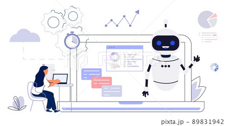 RPA Robotic process automation innovation technology Artificial intelligence web 89831942