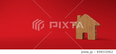 Miniature toy house - Real estate theme - 3D Miniature toy house - Real estate theme - 3D 89833062