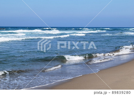 庄内浜の荒波 日本海 庄内浜の荒波 日本海 89839280