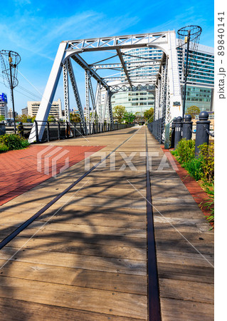神奈川県 横浜市 汽車道からの都市風景 港一号橋梁 神奈川県 横浜市 汽車道からの都市風景 港一号橋梁 89840141