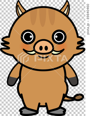 猪のキャラクター 猪のキャラクター 89840460