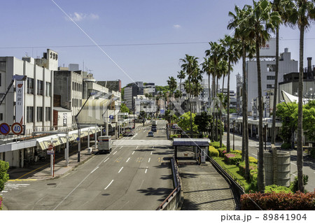 徳島市街地　新町橋通り　徳島県徳島市 89841904
