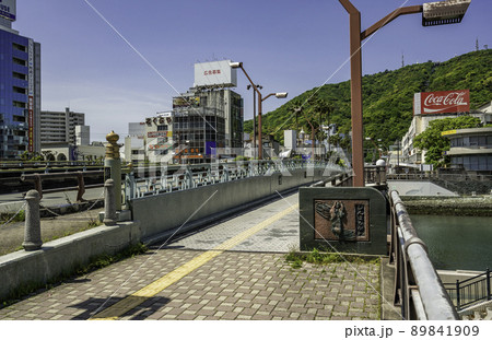 徳島市街地　新町橋　徳島県徳島市 89841909