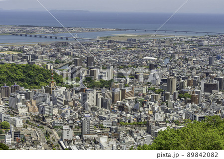 徳島市街地　中心部　徳島県徳島市 89842082