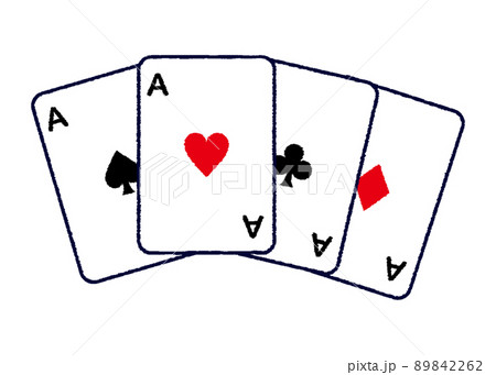 シンプルなトランプ 89842262