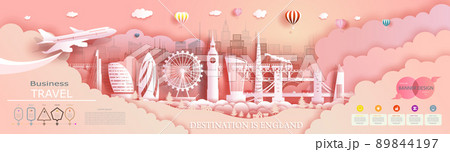 Modern banner cover business brochure design template for advertising with infographic. 89844197