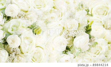 白い花の素材 89844214