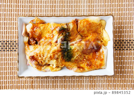 イカ焼 烏賊玉子焼き イカ焼 烏賊玉子焼き 89845352