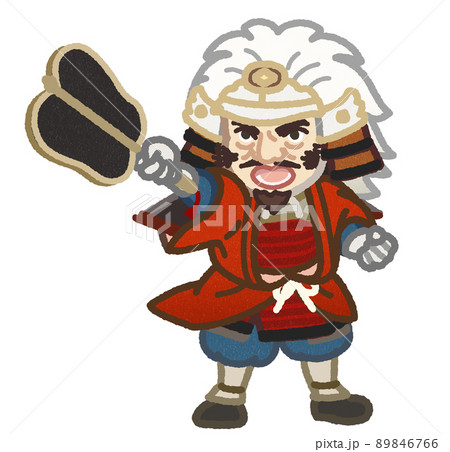 武田信玄風の武者のイラスト 武田信玄風の武者のイラスト 89846766