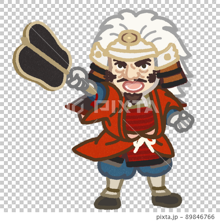 武田信玄風の武者のイラスト 武田信玄風の武者のイラスト 89846766