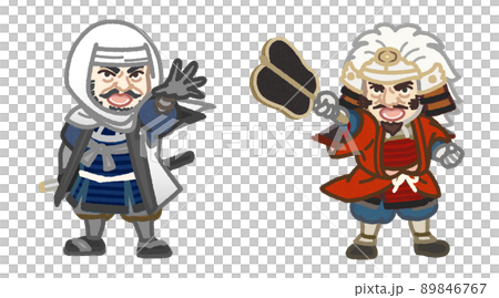 上杉謙信和武田信玄式武士的插圖集 上杉謙信和武田信玄式武士的插圖集 89846767