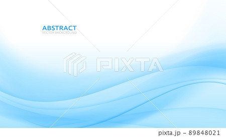 曲線背景　ベクター素材 89848021