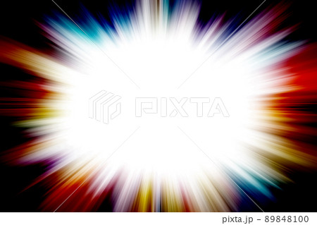 輝く放射光と放射線のアブストラクトのグラフィックス 89848100