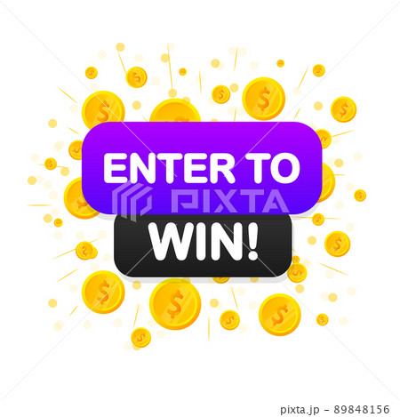 Giveaway winner announcement social media post template. Poster, media banner. Vector design template 89848156