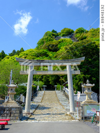 静岡_久野街道から見る久野山東照宮 89848192