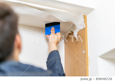 リフォーム　DIY　印刷化粧フィルム施工　ダイノックシート 89848226