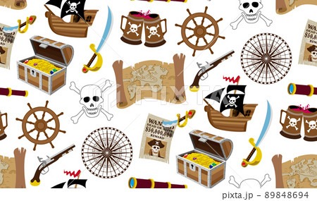 いろいろな海賊アイテムのパターン