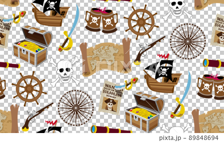 Various pirate item patterns 89848694